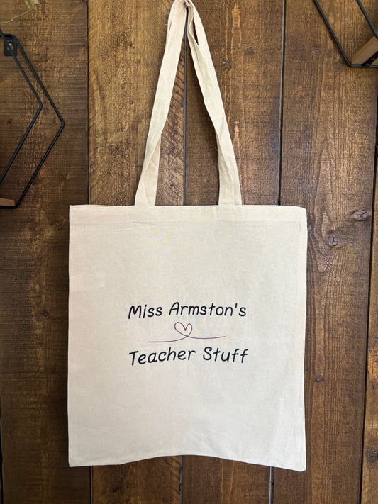 Teacher Tote Bag