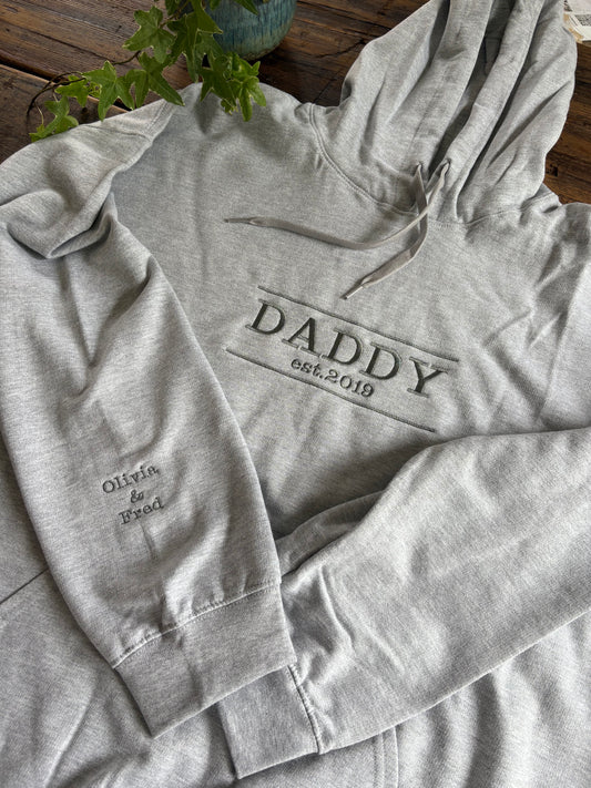 Daddy/Dad Personalised Hoodie